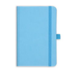 9x14 Lastikli ve Kalemlikli Defter Açık Mavi