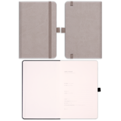 9x14 Lastikli ve Kalemlikli Defter Bej