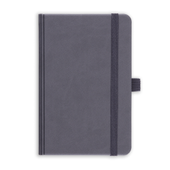9x14 Lastikli ve Kalemlikli Defter Füme
