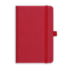 9x14 Lastikli ve Kalemlikli Defter Kırmızı