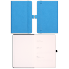 9x14 Lastikli ve Kalemlikli Defter Turkuaz