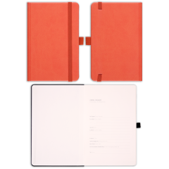 9x14 Lastikli ve Kalemlikli Defter Turuncu