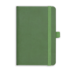 9x14 Lastikli ve Kalemlikli Defter Yeşil