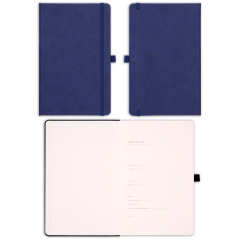 13x21 Lastikli ve Kalemlikli Defter Koyu Lacivert