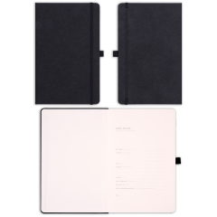 13x21 Lastikli ve Kalemlikli Defter Siyah