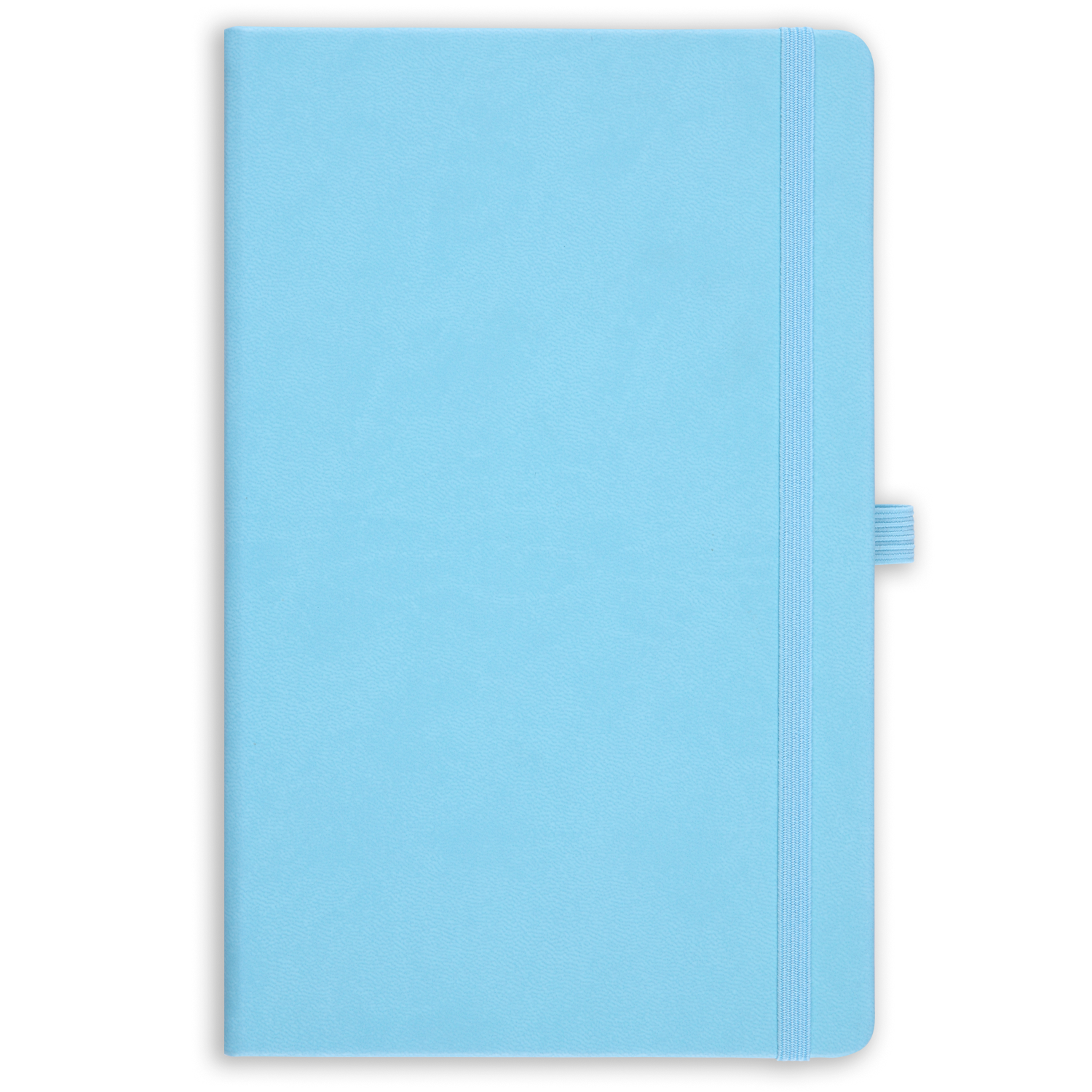 13x21 Lastikli ve Kalemlikli Defter Açık Mavi
