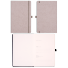 13x21 Lastikli ve Kalemlikli Defter Bej