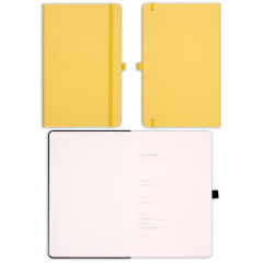 13x21 Lastikli ve Kalemlikli Defter Sarı