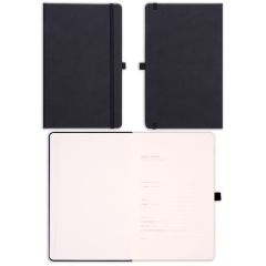 13x21 Lastikli ve Kalemlikli Defter Siyah