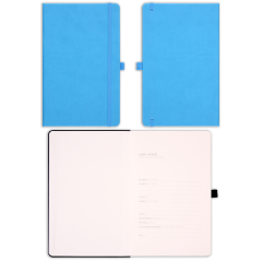 13x21 Lastikli ve Kalemlikli Defter Turkuaz