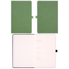 13x21 Lastikli ve Kalemlikli Defter Yeşil