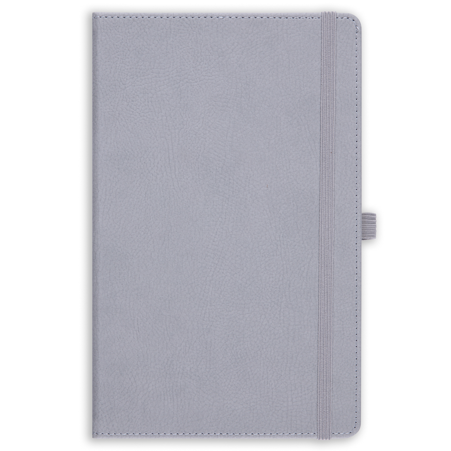 13x21 Lastikli Kalemlikli ve Cepli Defter Gri