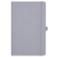 13x21 Lastikli Kalemlikli ve Cepli Defter Gri
