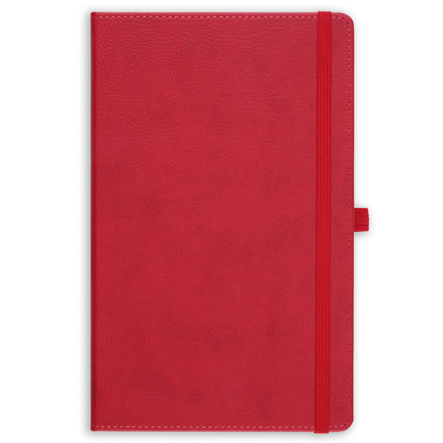 13x21 Lastikli Kalemlikli ve Cepli Defter Kırmızı