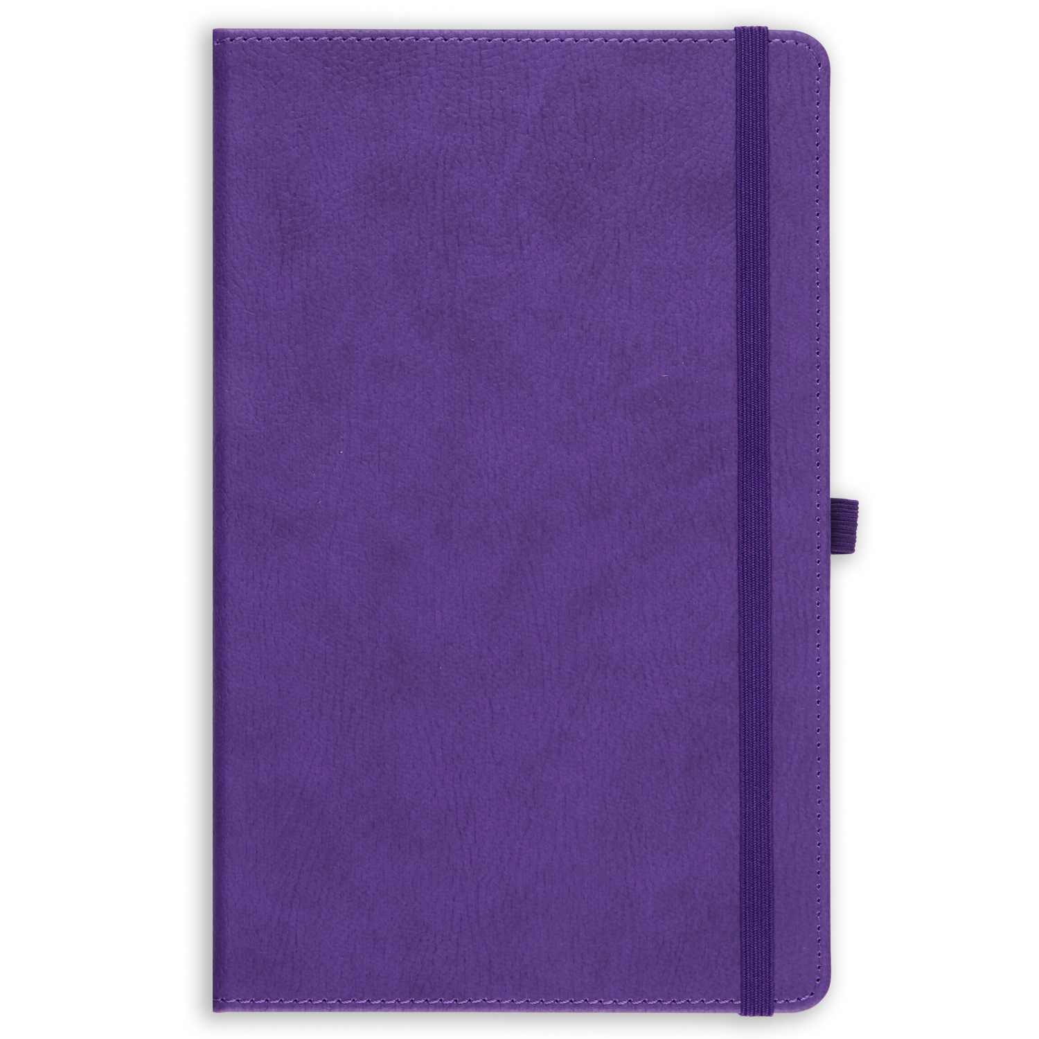 13x21 Lastikli Kalemlikli ve Cepli Defter Mor