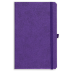 13x21 Lastikli Kalemlikli ve Cepli Defter Mor