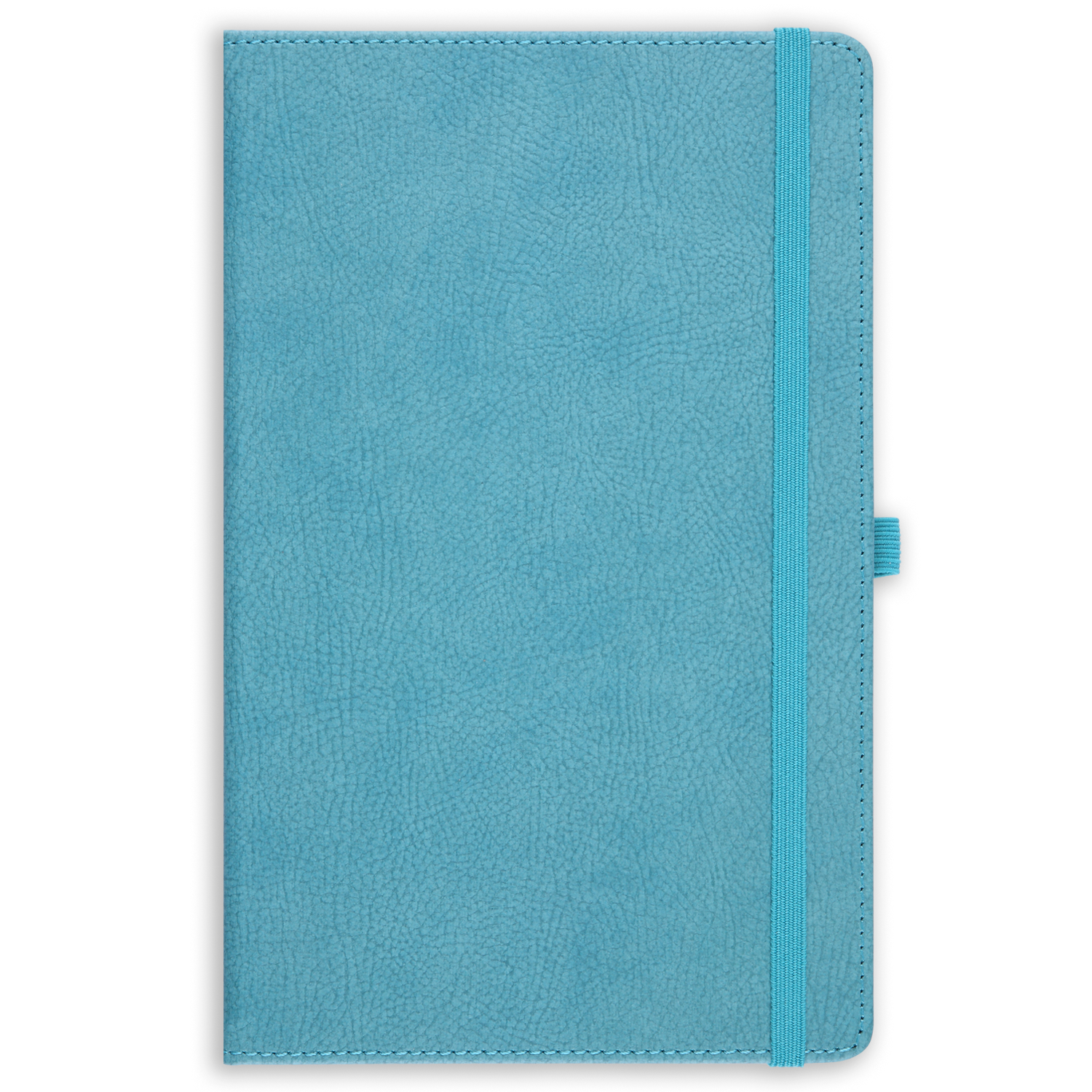 13x21 Lastikli Kalemlikli ve Cepli Defter Turkuaz