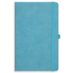 13x21 Lastikli Kalemlikli ve Cepli Defter Turkuaz