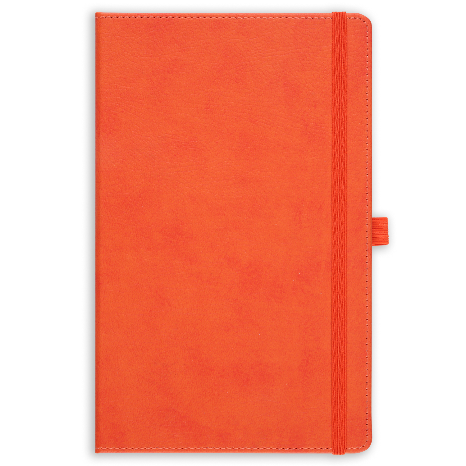 13x21 Lastikli Kalemlikli ve Cepli Defter Turuncu