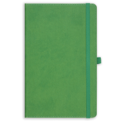 13x21 Lastikli Kalemlikli ve Cepli Defter Yeşil