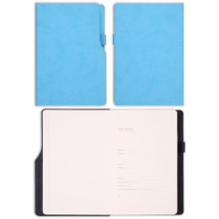 13x21 Kalemlikli Defter Mavi