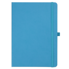 15x21 Lastikli ve Kalemlikli Defter Mavi