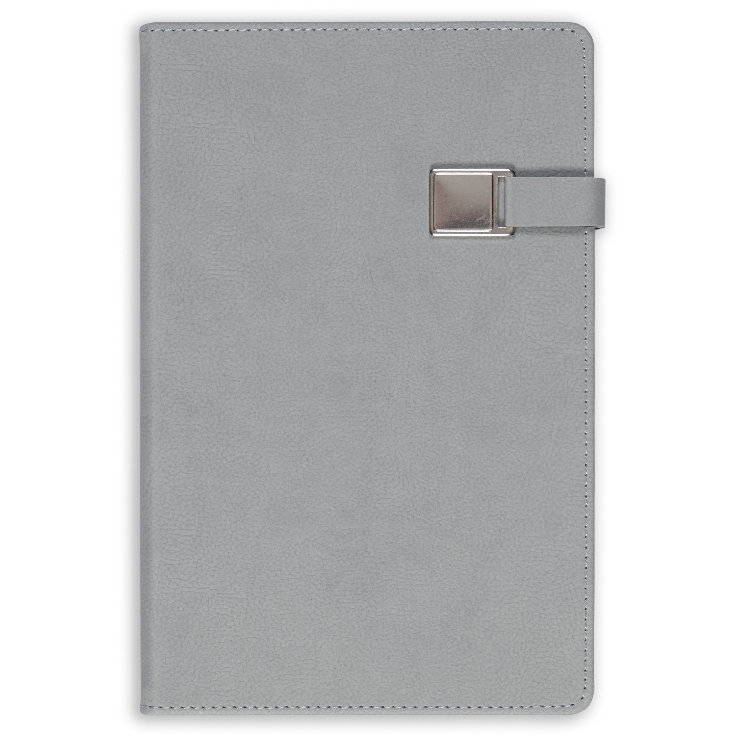 13x21 Metalli Defter Gri