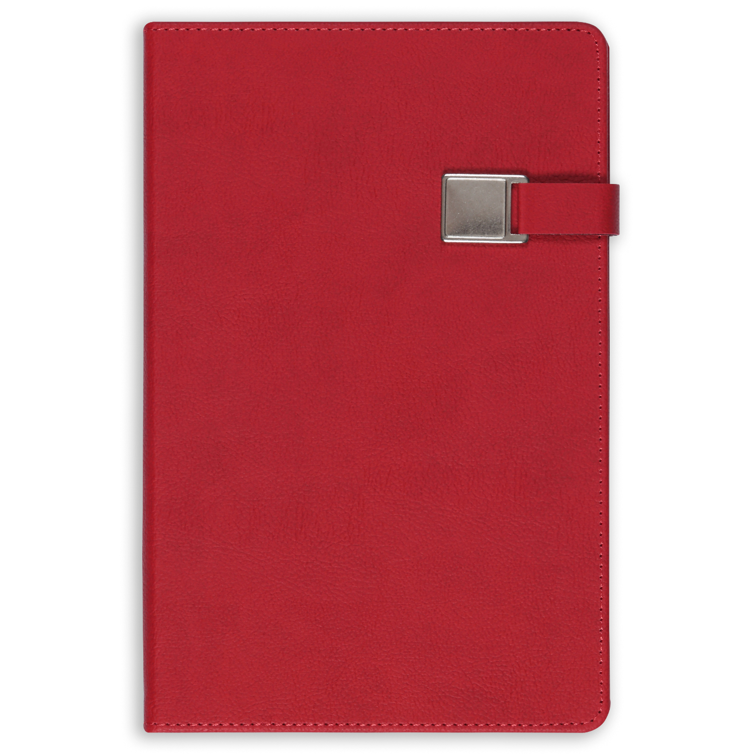 13x21 Metalli Defter Kırmızı