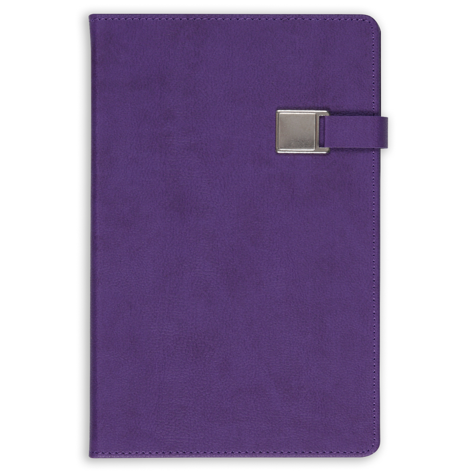 13x21 Metalli Defter Mor
