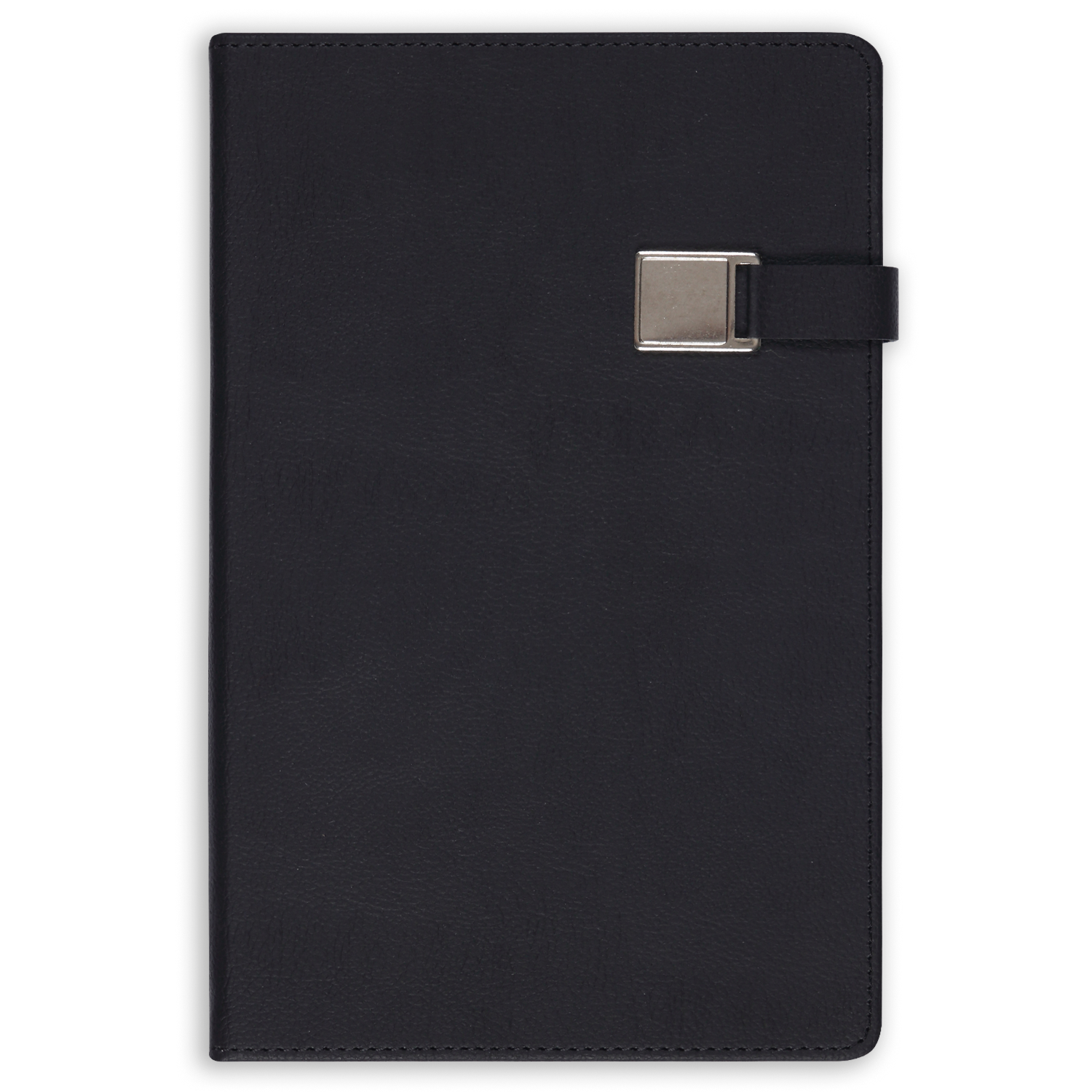 13x21 Metalli Defter Siyah