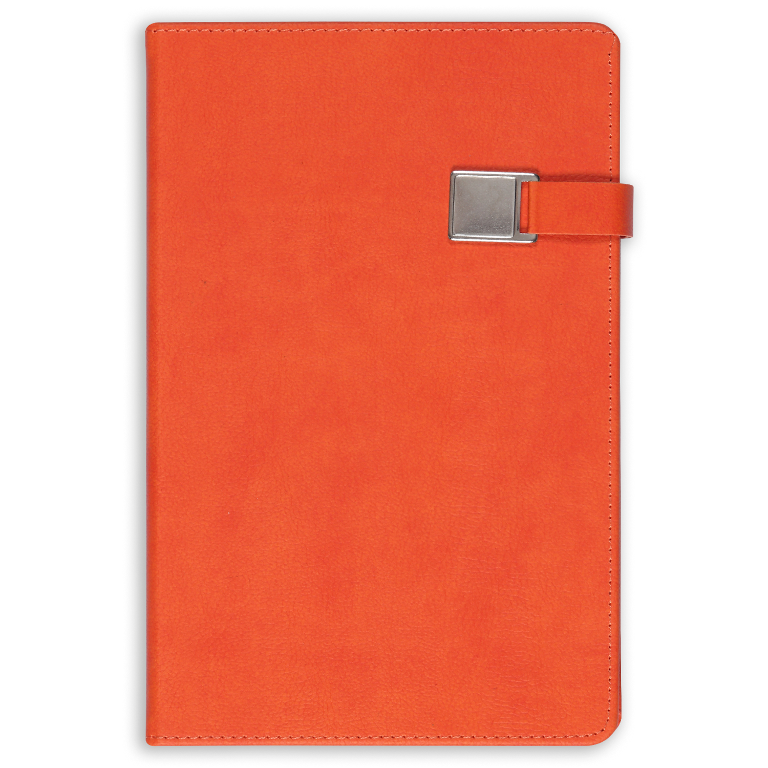 13x21 Metalli Defter Turuncu