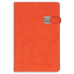 13x21 Metalli Defter Turuncu