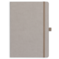 15x21 Esnek Lastikli Kalemlikli ve Cepli Defter Bej