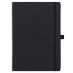 15x21 Esnek Lastikli Kalemlikli ve Cepli Defter Siyah