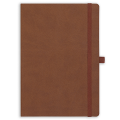 15x21 Esnek Lastikli Kalemlikli ve Cepli Defter Taba