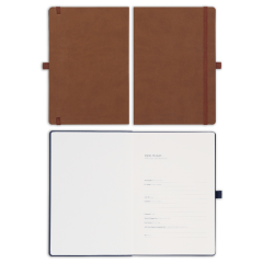 15x21 Esnek Lastikli Kalemlikli ve Cepli Defter Taba