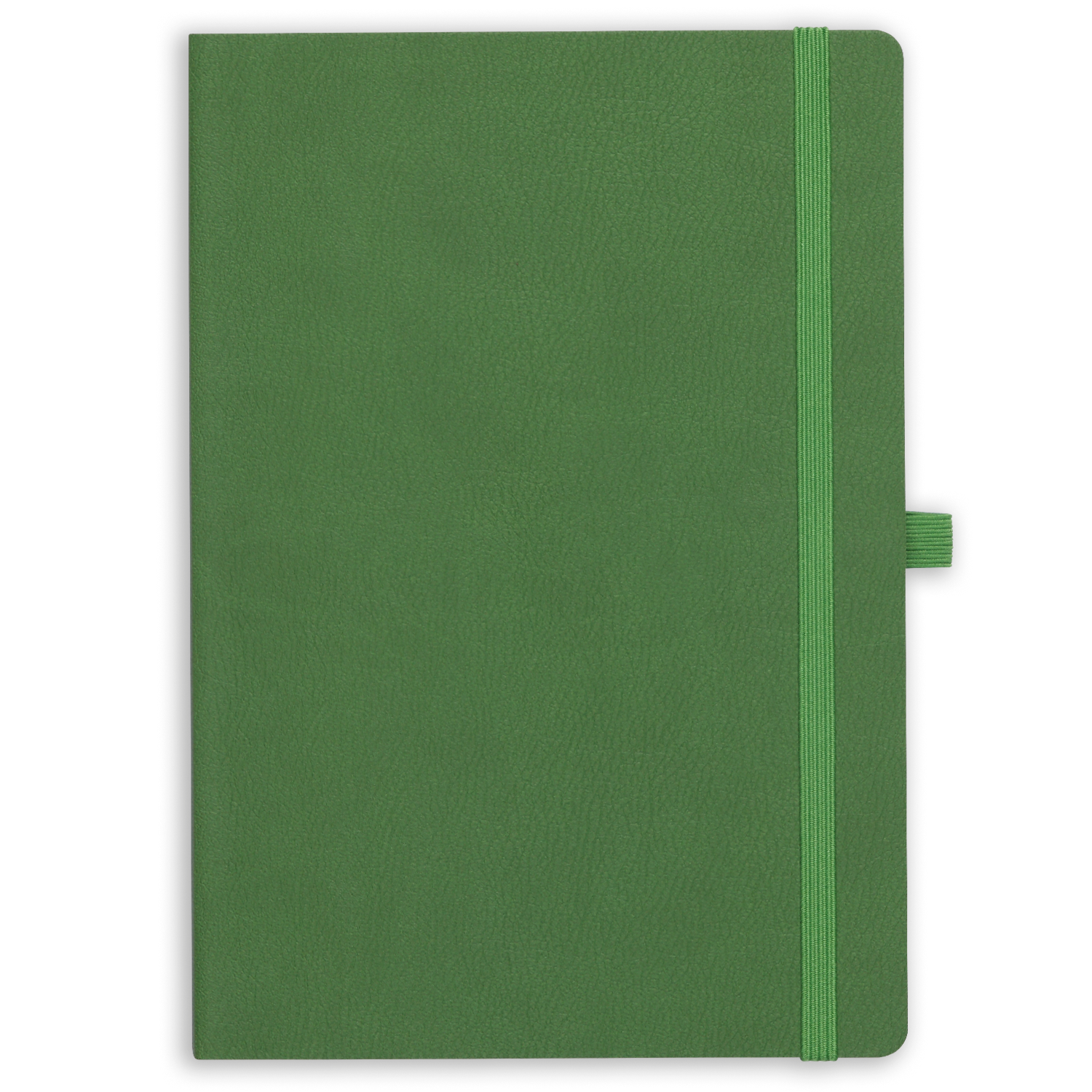 15x21 Esnek Lastikli Kalemlikli ve Cepli Defter Yeşil