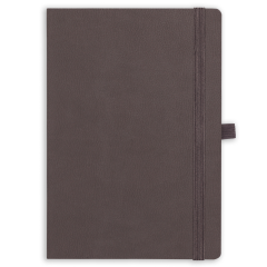 15x21 Esnek Lastikli Kalemlikli ve Cepli Defter Toprak