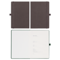 15x21 Esnek Lastikli Kalemlikli ve Cepli Defter Toprak