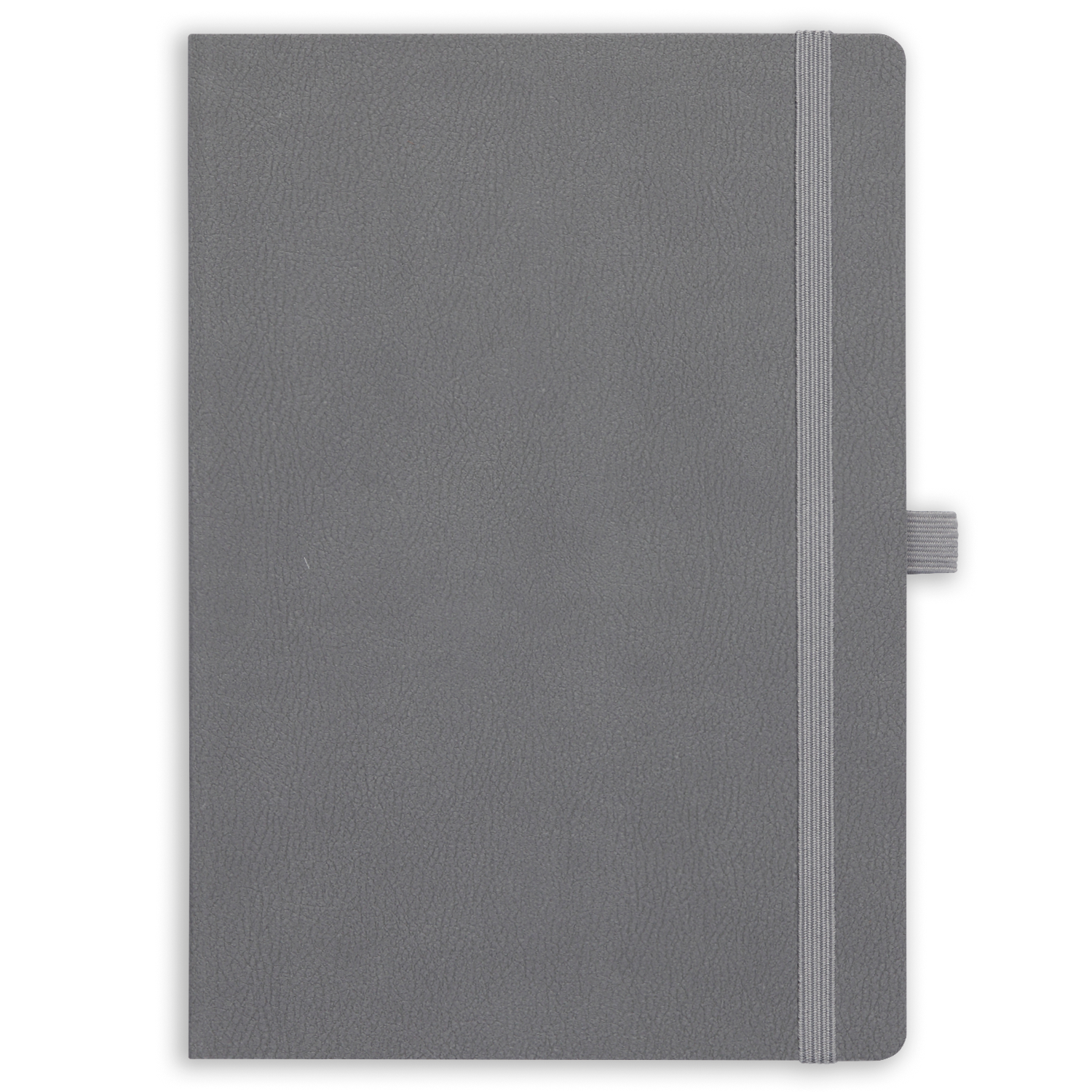 15x21 Esnek Lastikli Kalemlikli ve Cepli Defter Füme